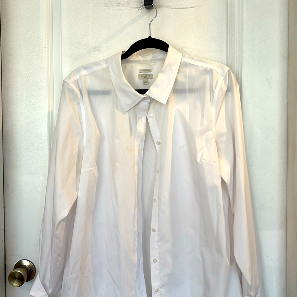 Talbots Light Pink Dress Shirt for women